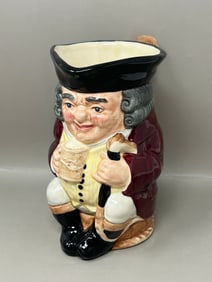 Royal Doulton "Jolly Toby" Figural Porcelain Jug Pitcher