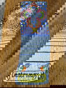 Peter Max Vintage Silk Scarf