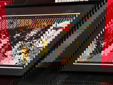 Peter Max Designed New Orleans Jazz & Heritage Festival Framed Art Poster