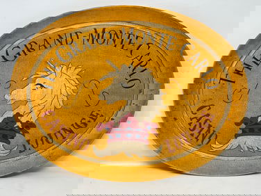 The Grand Monte Carlo Casino Lounge Decorative Metal Beverage Tray