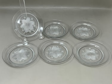Etched Glass Coaster Set of 6