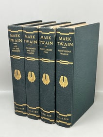 Antiquarian c. 1922 Mark Twain PF Collier & Son Book Set