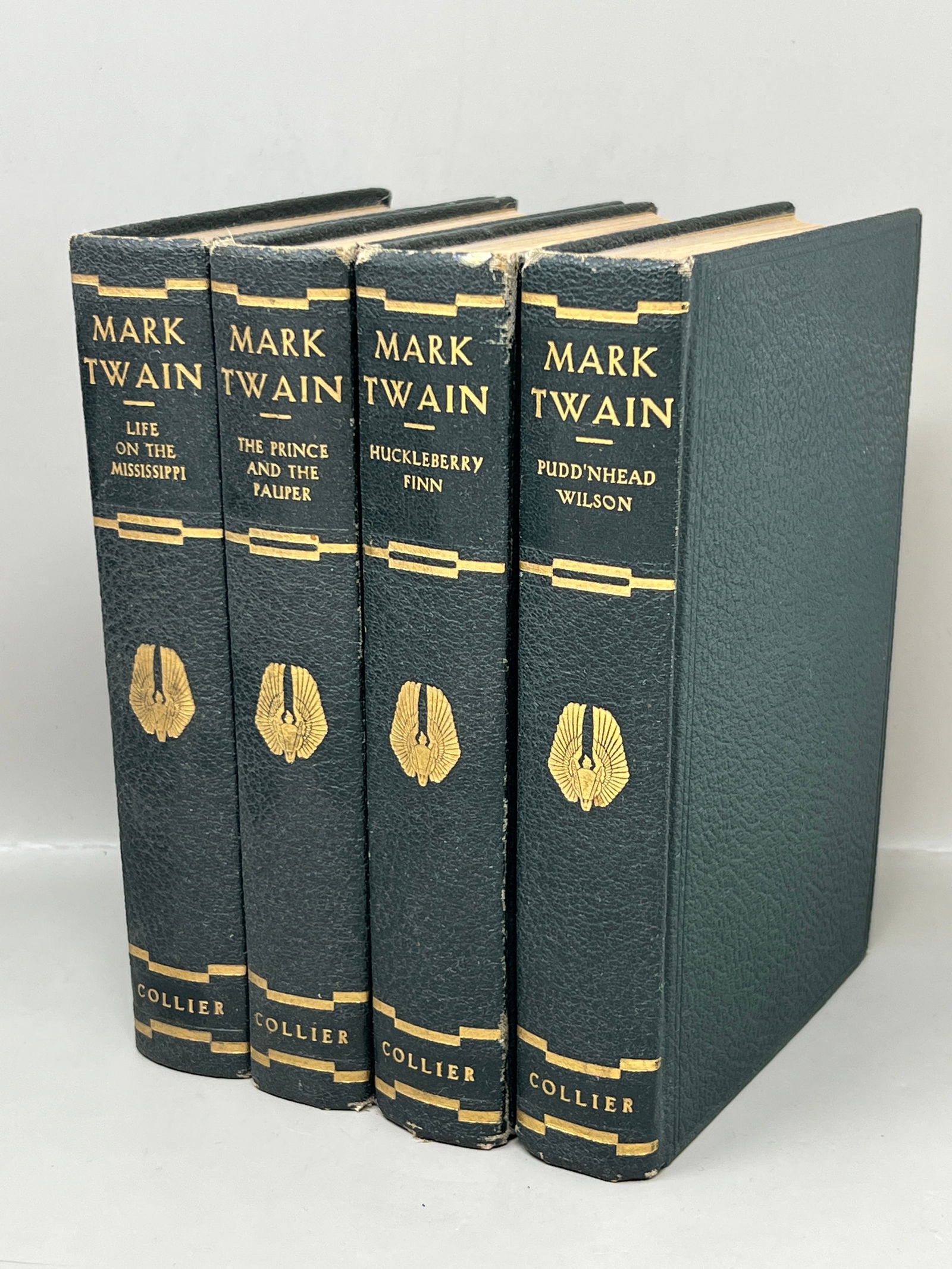 Antiquarian c. 1922 Mark Twain PF Collier & Son Book Set (1 of 13)