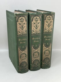 c. 1887 Antique Stuttgart Printed Goethe's Werke Books