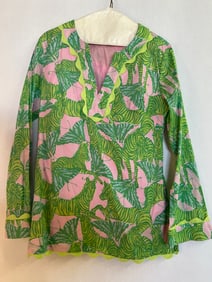 Sz Small Lilly Pulitzer Cotton Resortwear Shirt