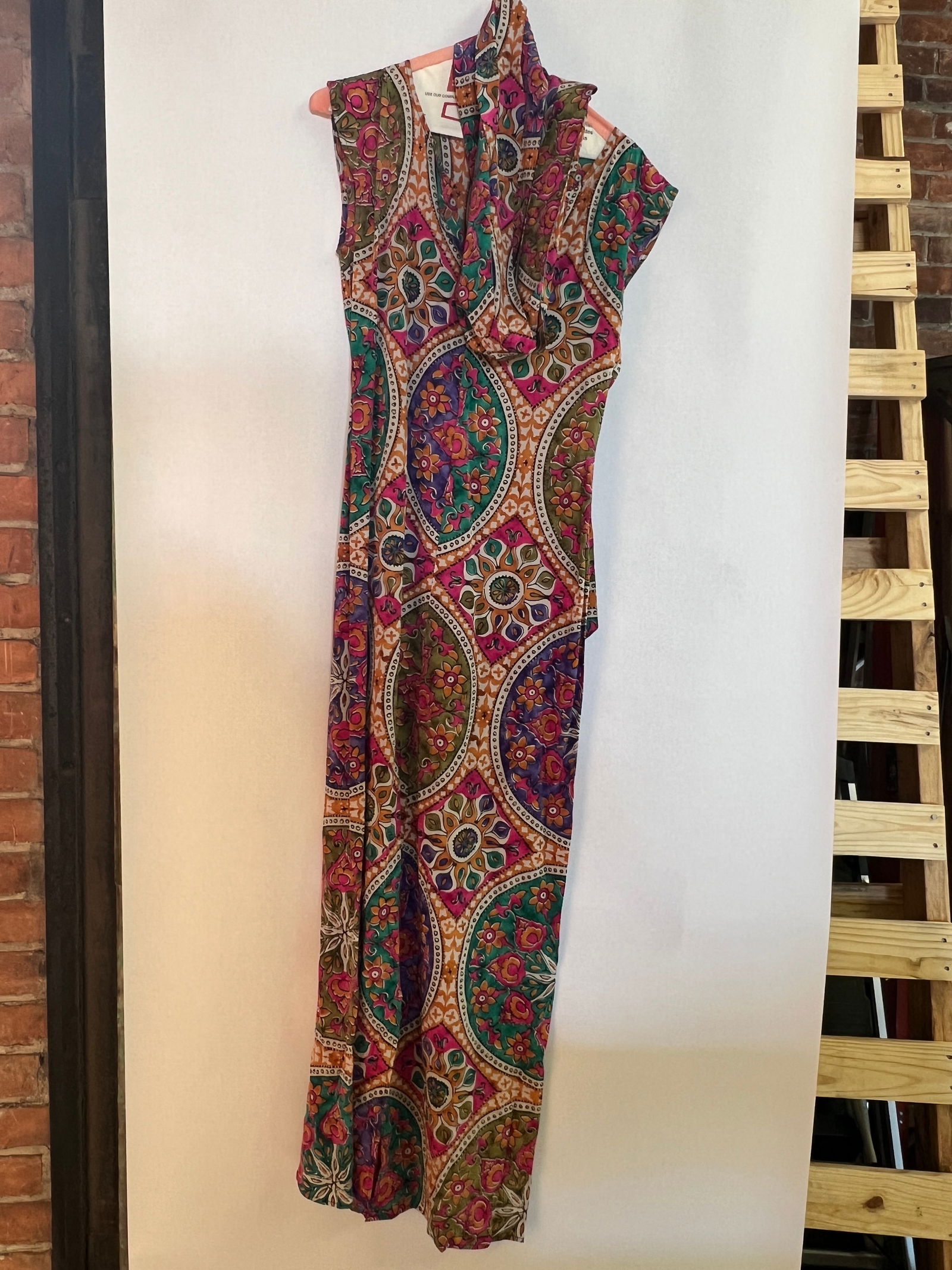 Sz Small Calypso St Barth Silk Maxidress: Resortwear