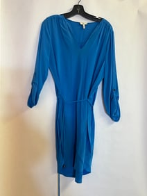 Sz M Joie Silk Blue Cocktail Dress
