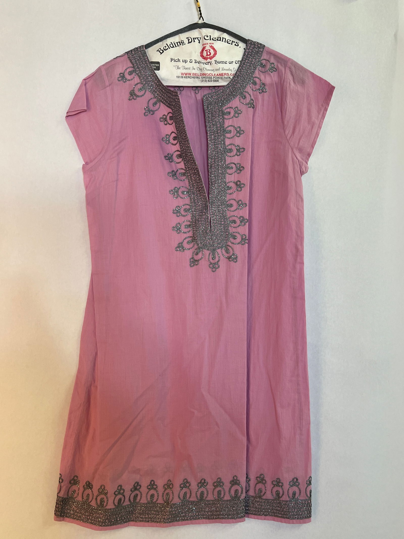 Sz S Calypso St Barth Embroidered Sun Dress: 100% Cotton
