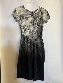 Sz 40 Etro Dip Dyed Silk Dress