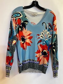 Sz 44 Etro Milano Stretch Silk Sweater