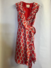 Sz 4 Kate Spade Silk Wrap Dress