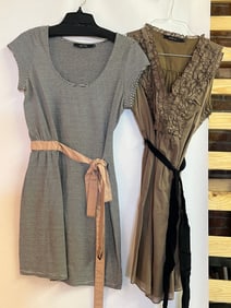 (2) Ark & Co Sz L Casual Sun Dresses