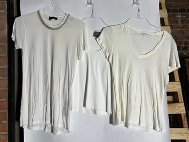 Sz XXS-M James Perse LBH The Kooples Embellished T Shirt