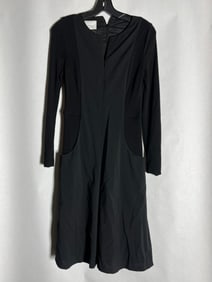 Sz 4 Akris Punto Lined Wool Geometric Dress