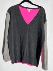 Sz XS Autumn Cashmere Color Block Sweater