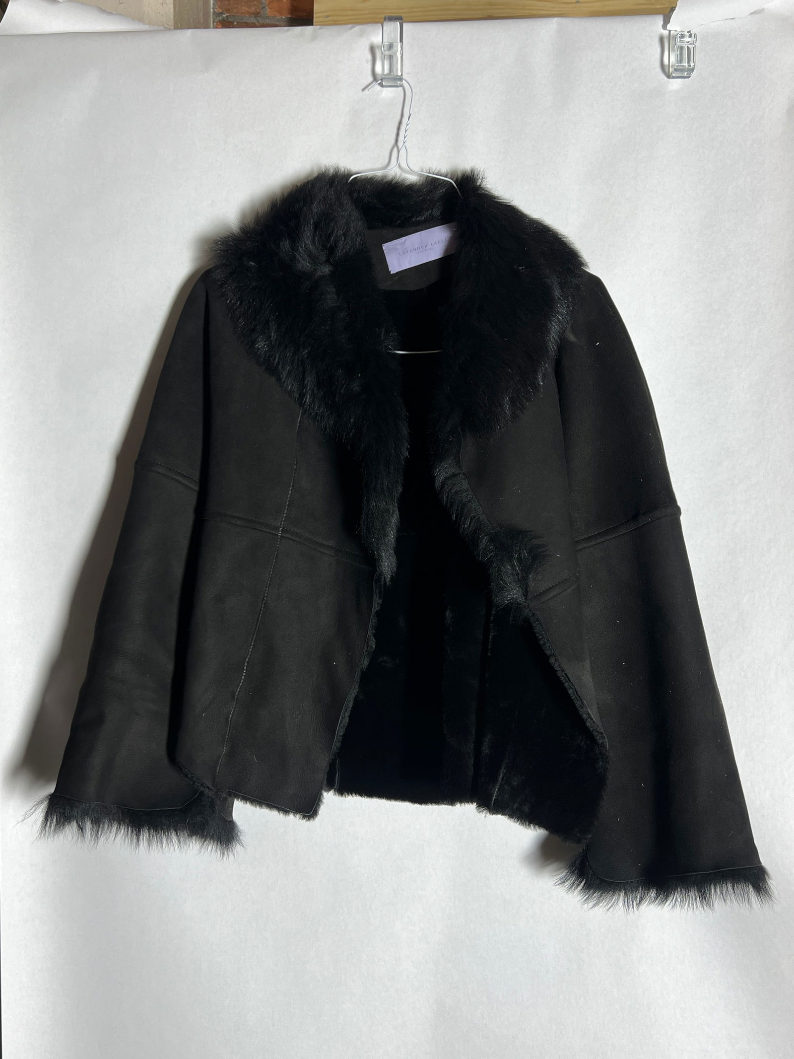 Sz 4 Lavendar Label Vera Wang Sheep Skin Jacket (1 of 5)