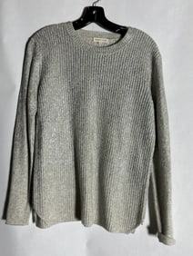 Sz S Rebecca Taylor Metallic Knit Sweater
