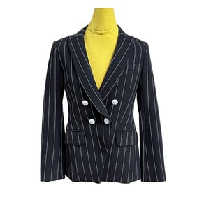 Sz 4 Veronica Beard Stretch Waffle Knit Blazer