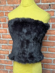 Yves Saloman Rabbit Fur Scarf or Tube Top if you're gutsy