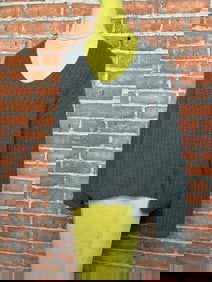 Sz Sm Vince. Oversized Wide Knit Sweater