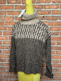 NWT Sz M Veronica Beard Cashmere Blend Turtleneck Sweater