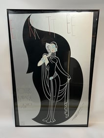 Erte Framed Poster Mirage Editions Grosvenor Gallery