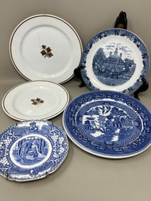 Older Plates Colonial Times Crown Ducal Staffordshire