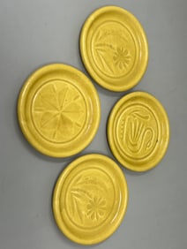 Pigeon Forge Pottery Coaster Set