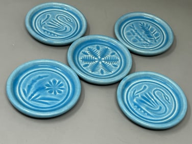 Pigeon Forge Pottery Coaster Set