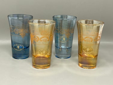 Italian Bohemian Glass J Preziosi Shot Glasses