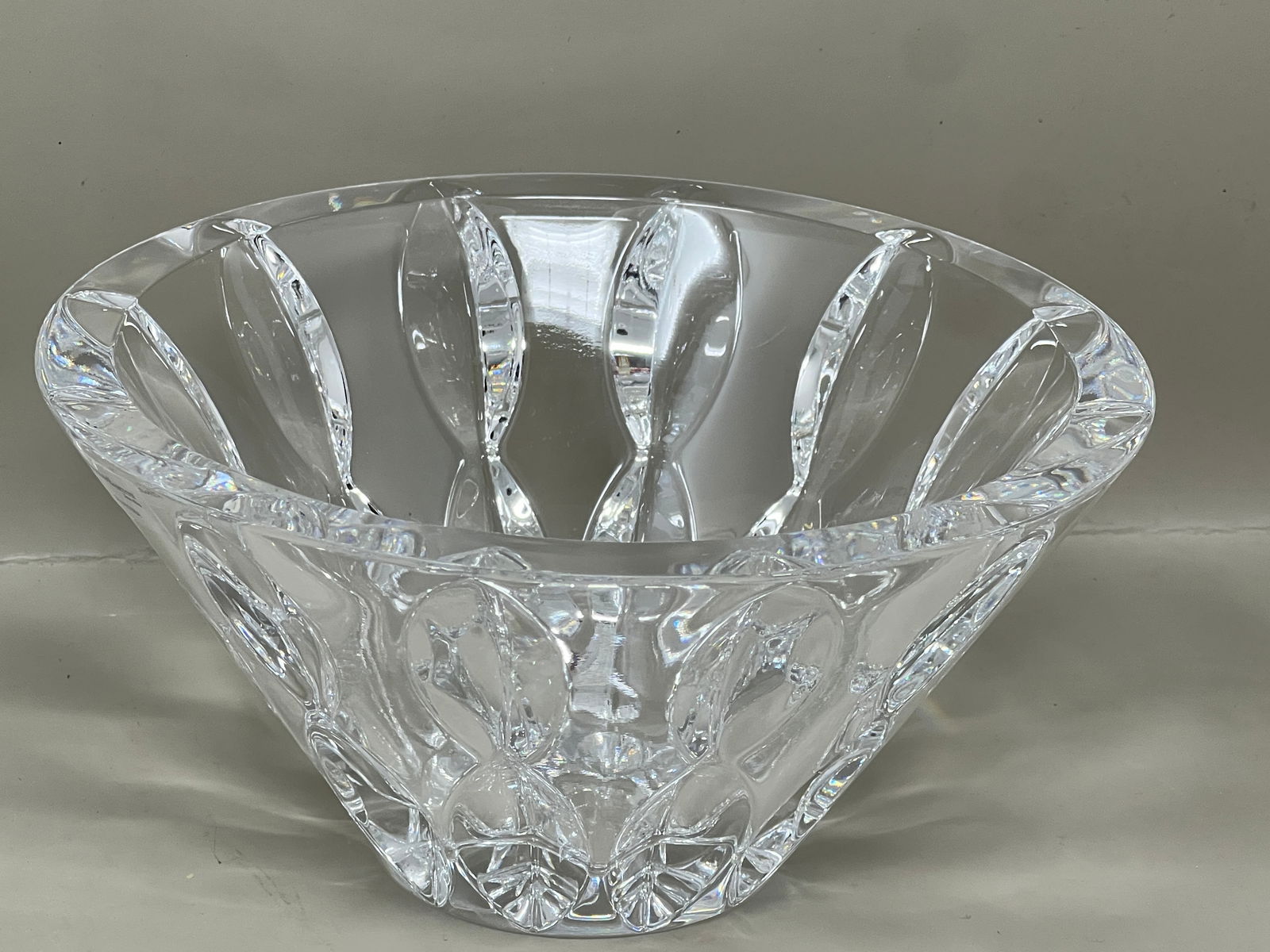Reed & Barton Slovenian Crystal Candy Dish Bowl: brilliant