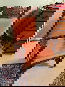 Antique Eastlake Victorian Sitting Parlor Chair