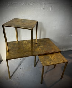 Uttermost Nesting Table Set Coffee Table, Two Side Tables