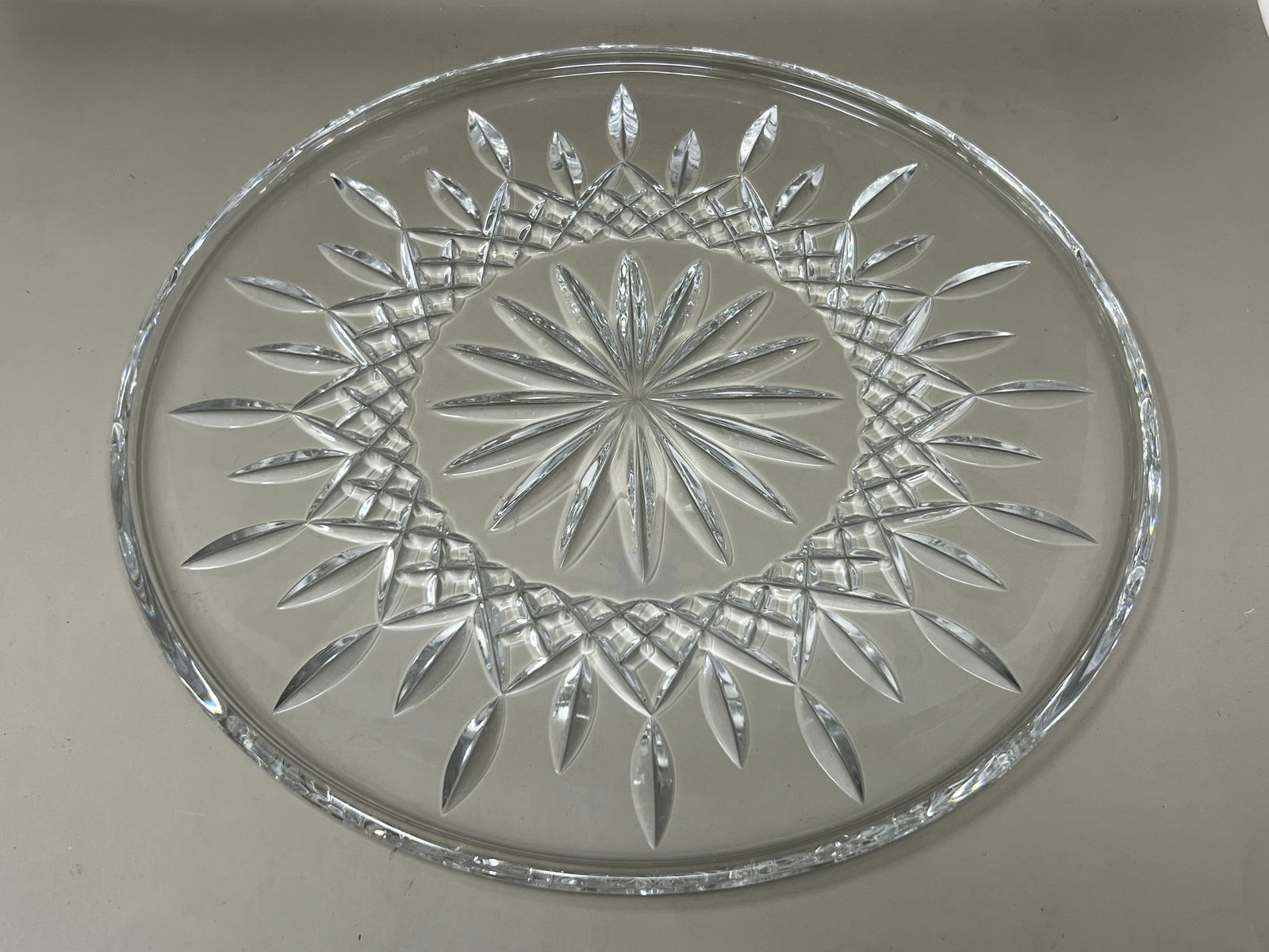 Waterford Crystal Serving Plate Tray: stunning piece