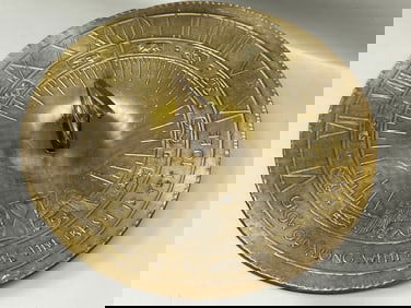 Astrological Symbols Solid Brass Sundial Rome Industries