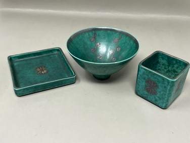 "Argenta" Wilhelm Kage for Gustavsberg Studio Pottery Vessels