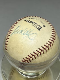 Autographed Milt Wilcox 1984 Detroit Tigers Baseball