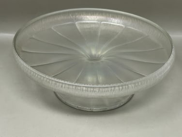 Fenton Persian Pearl Footed Art Glass Bowl