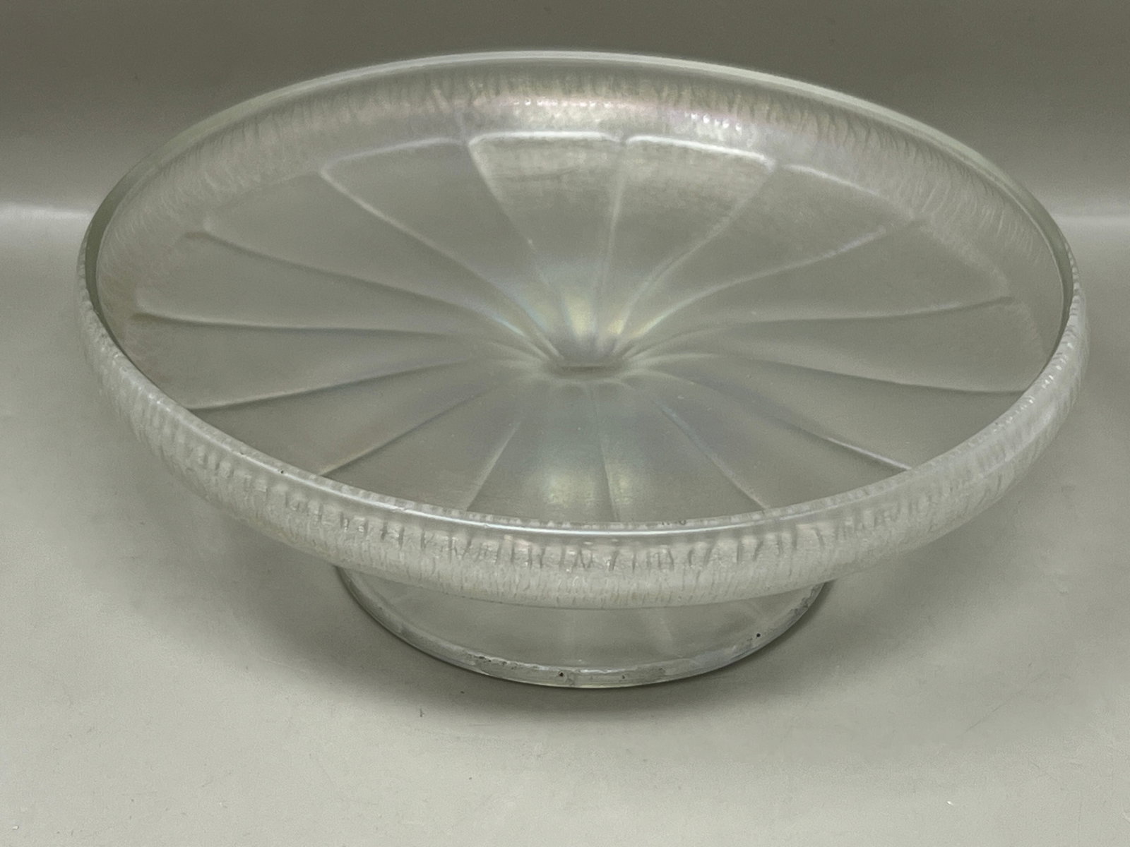 Fenton Persian Pearl Footed Art Glass Bowl: Stunning in person