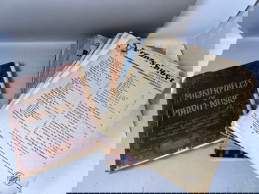 Box of Near Antique Piano Sheet Music Pops Classical