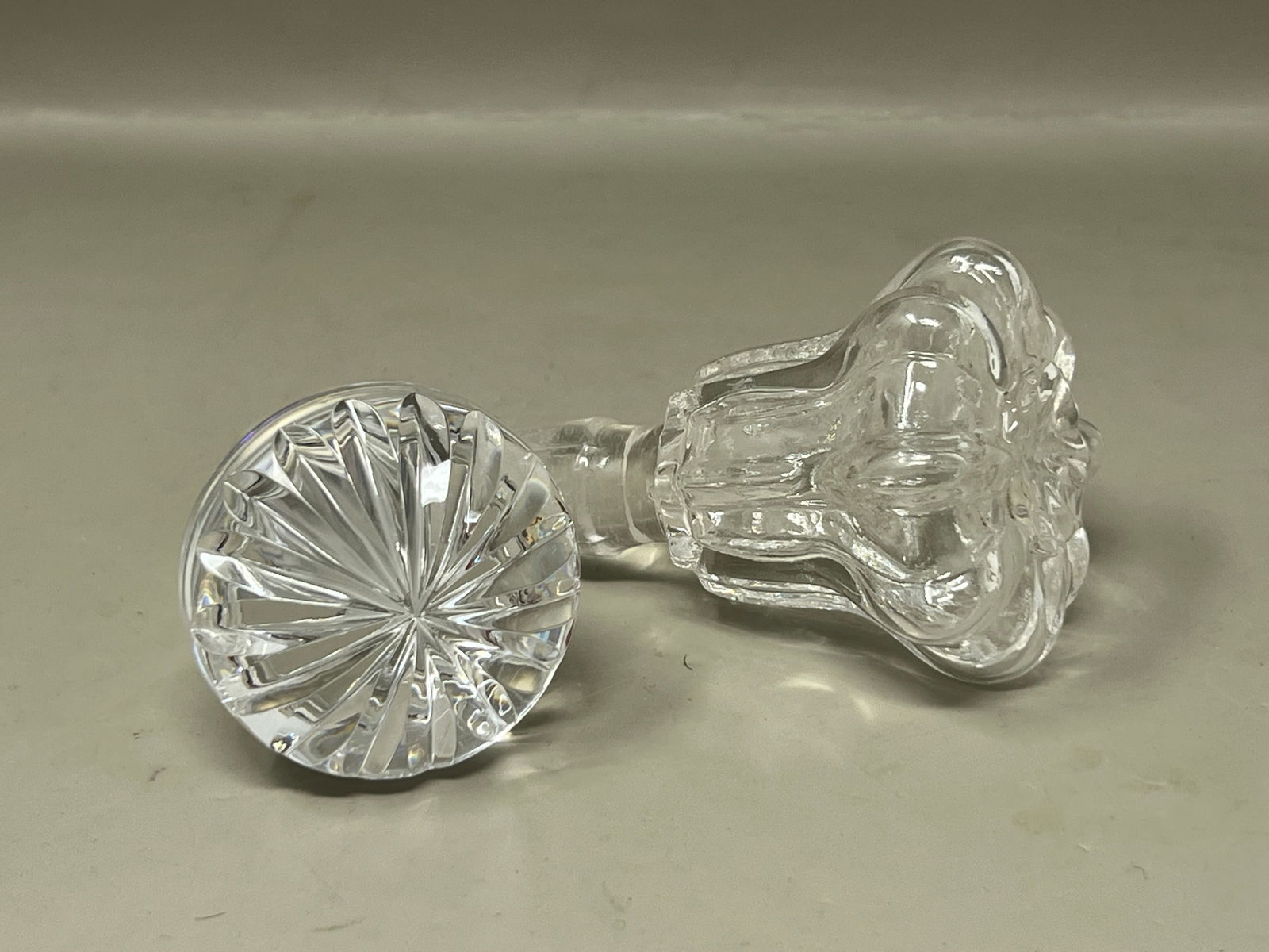 Decanter Stopper Waterford & Other Vintage Blown Glass Stoppers: great replacement opportunity