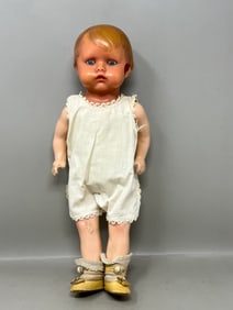 As Found Antique Boy Baby Doll Articulating Arms