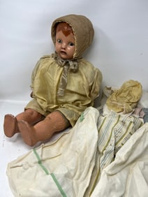 As Found Antique Baby Doll Haunting Face