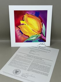 Alfred Gockel "Bringing Happiness" 7"x7" Seriolithograph, Signed in Plate