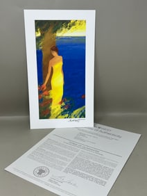 Emile Bellet "En Mediterranee" 10.25"x5" Seriolithograph, Signed in Plate