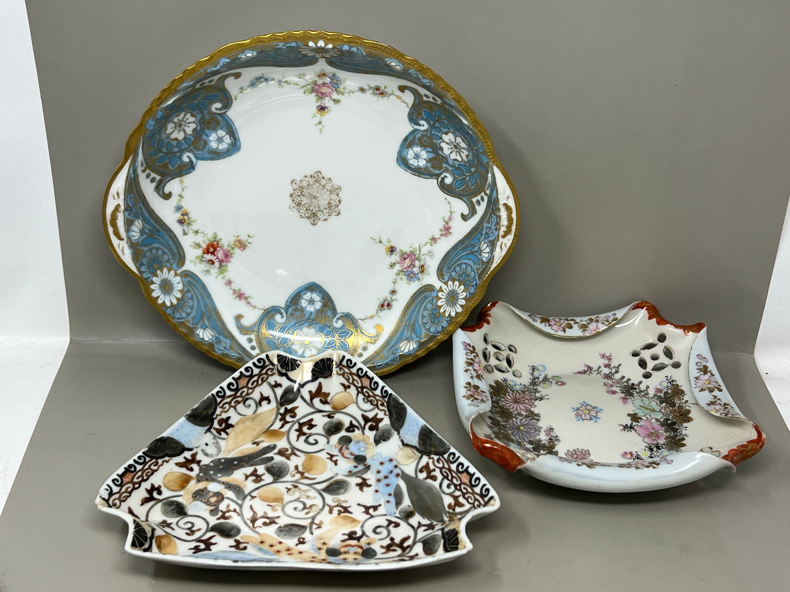 Handpainted Satsumaware, Porcelain, Ceramic Dishes Bowls: unique pieces