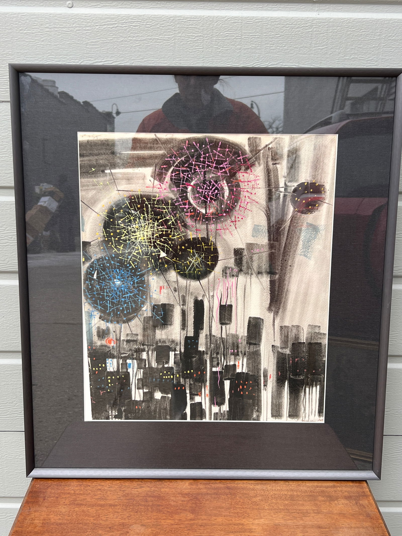 Midcentury Signed Original Art Brutalist (1 of 8)