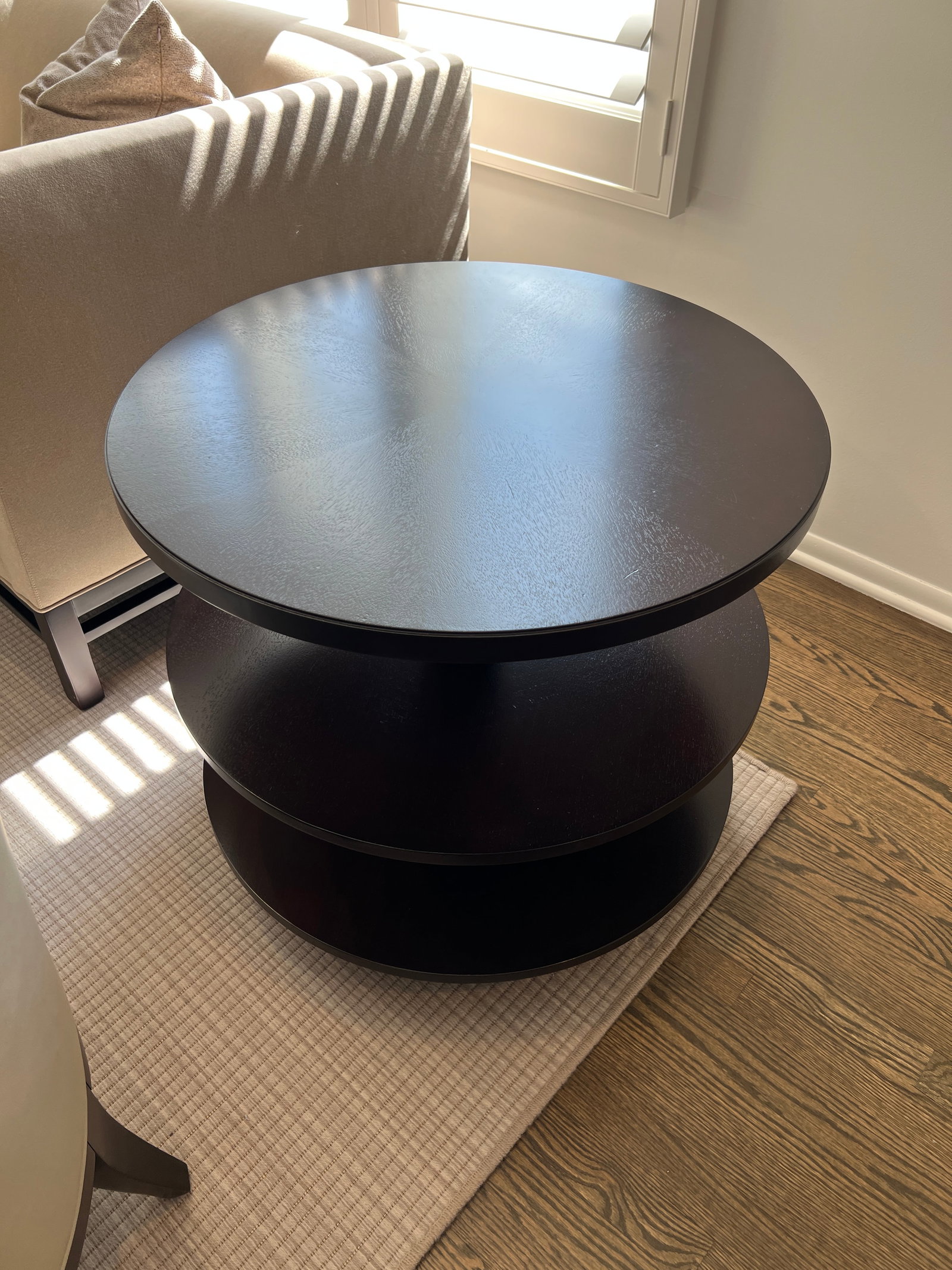 Wood Three Tier Side Table (1 of 6)