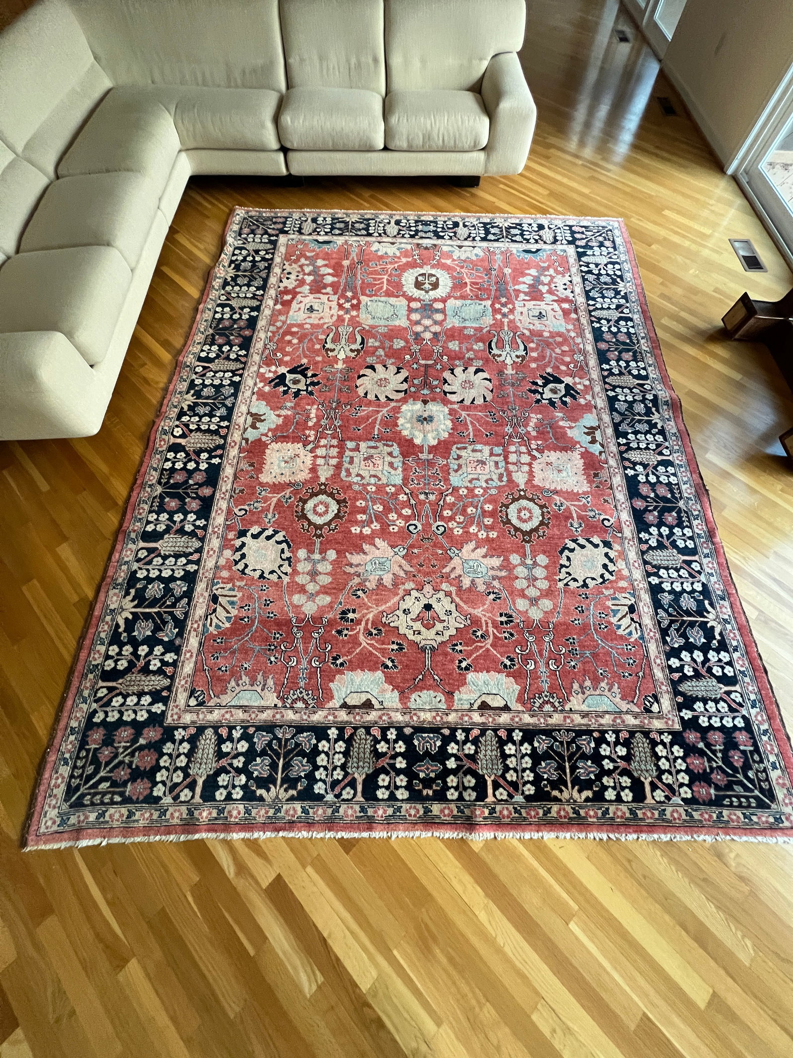 Older Handknotted Wool Rug Approx 11.5' x 8.5' (1 of 19)