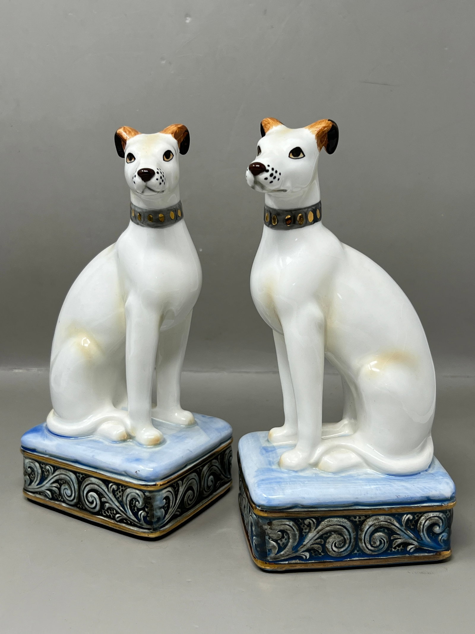 Pair of Vintage Porcelain Whippet Bookends (1 of 15)